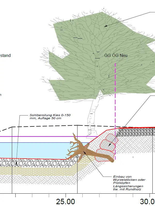 Gewaesseroekologische Aufwertung des Schwemmbaches